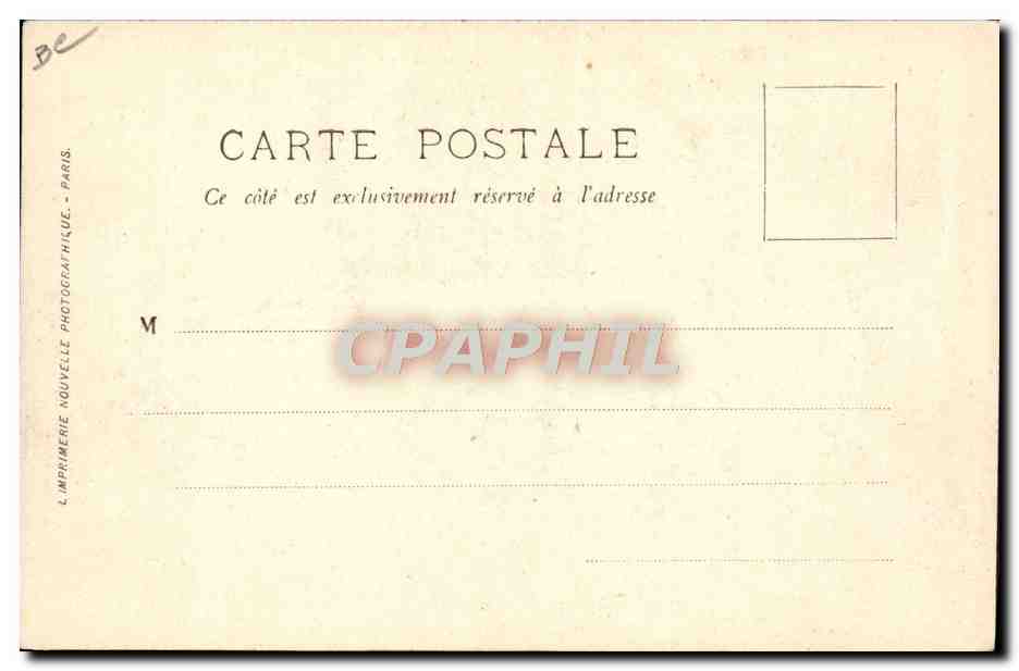 Le Roi et la Reine d'Italie à Paris — LL. — N°3 — Verso
