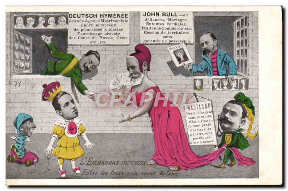 L'Embarras du choix — caricature politique — A.C. Paris