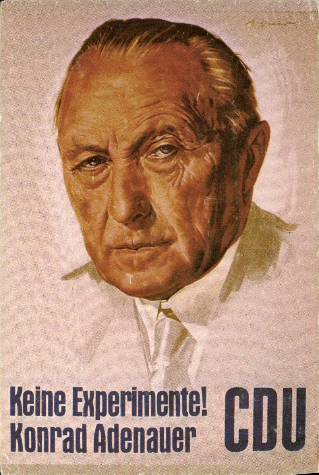 CPA Konrad Adenauer CDU