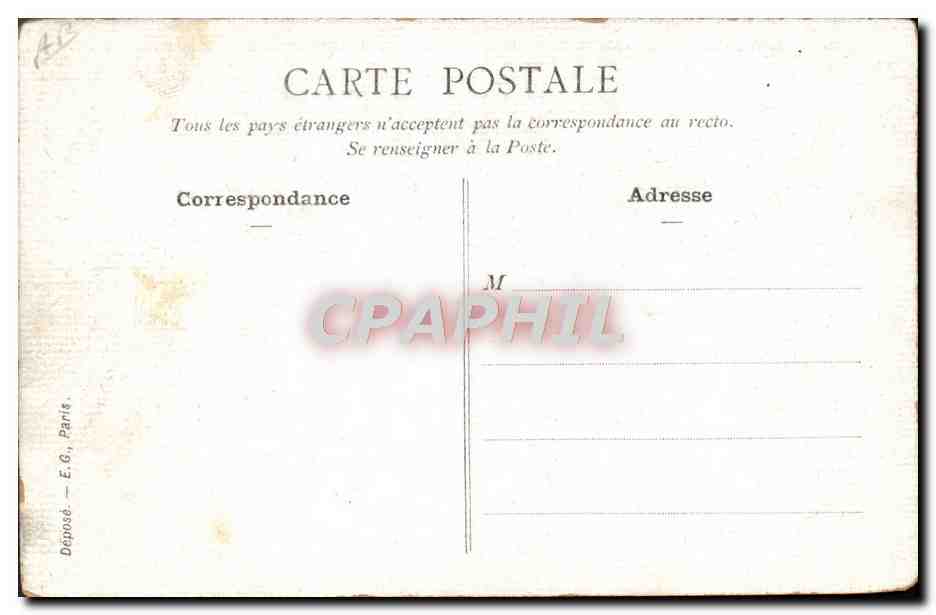 La Mattchiche — Ergebnis des deutsch-französischen Konflikts — E.G., Paris — Rückseite