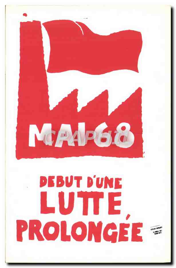 CPM Les affiches de mai 68 mai 68 Debut d'une lutte prolongee