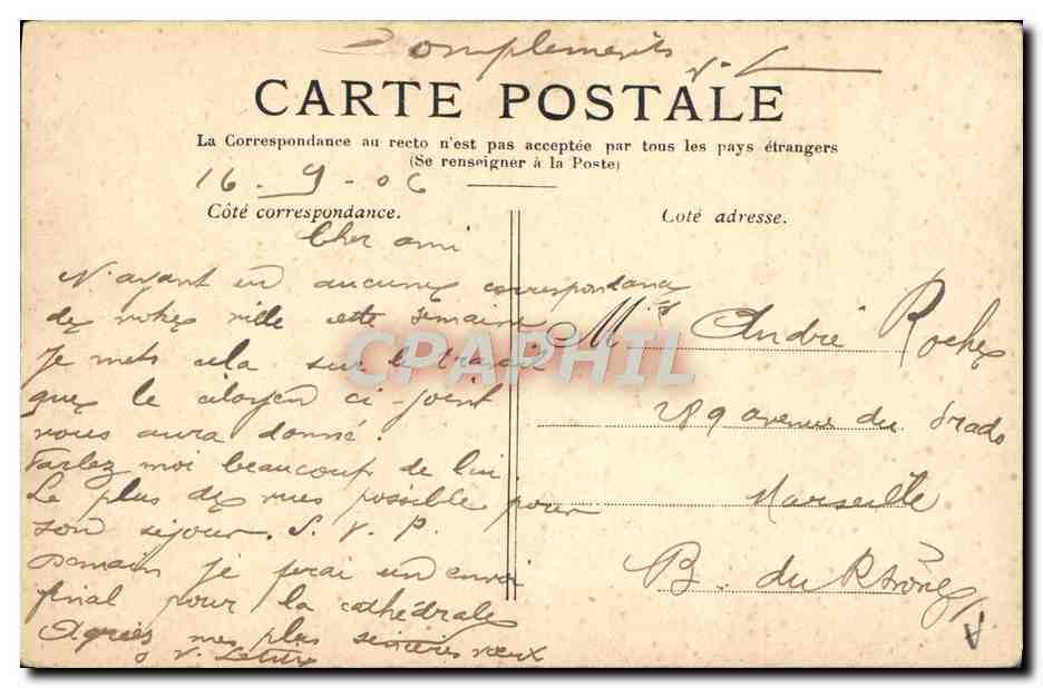Fallières — Président de la République — Élu le 17 Janvier 1906 — Reverso