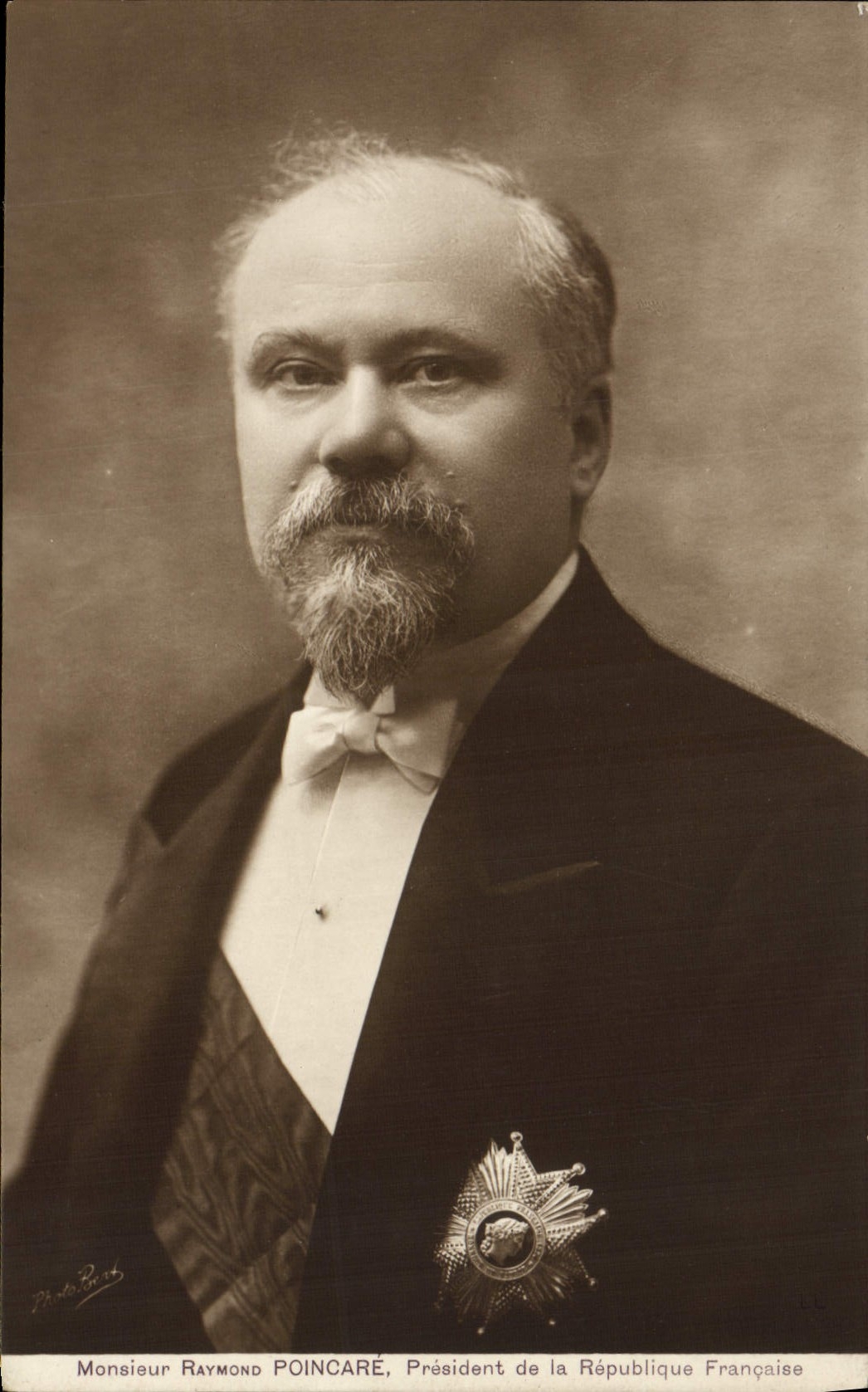 Raymond Poincaré — Präsident der Französischen Republik — Photo Boub