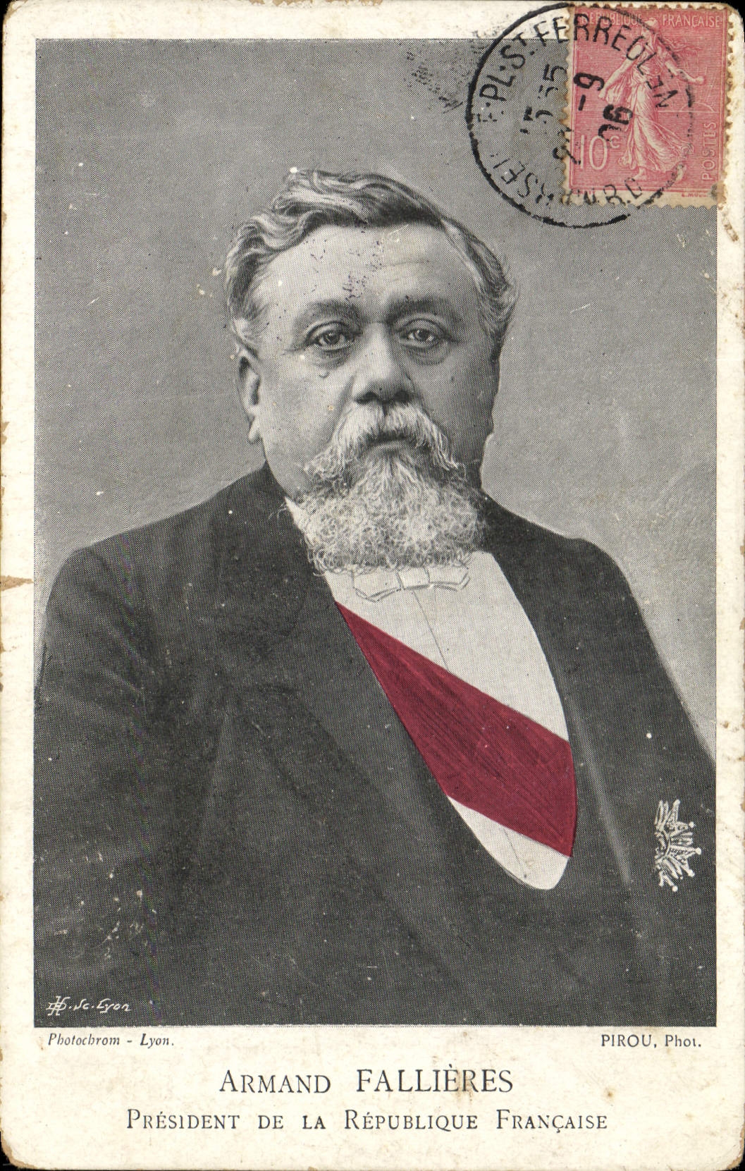 CPA Armand Fallieres President de la Republique Francaise 