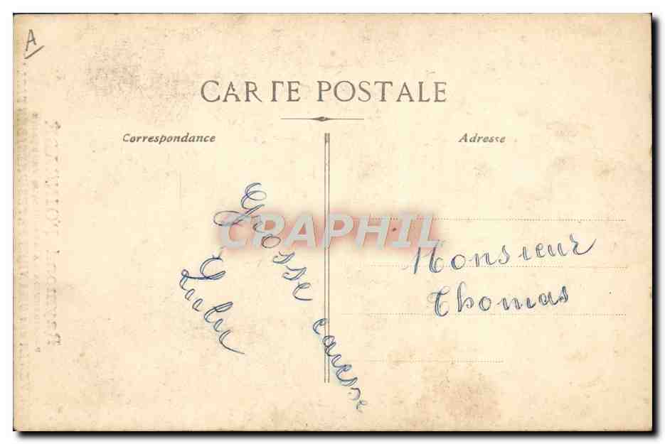 Raymond Poincaré — Präsident der Französischen Republik — Erinnerung an große Präsidentenfeiern — Rückseite