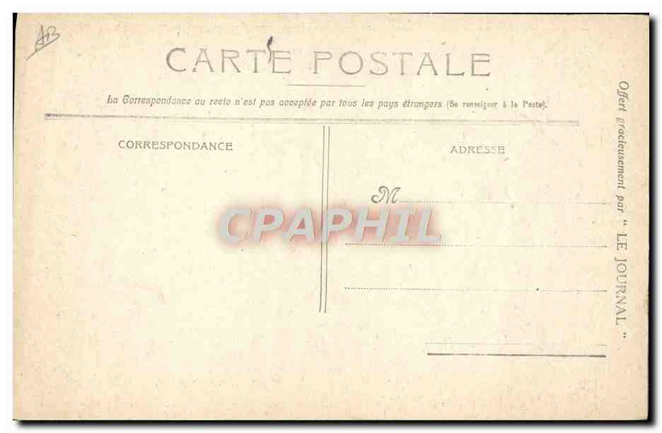 Raymond Poincaré — Président de la République Française — Photogravure Parisienne, 25, rue Pastourelle, Paris — Verso