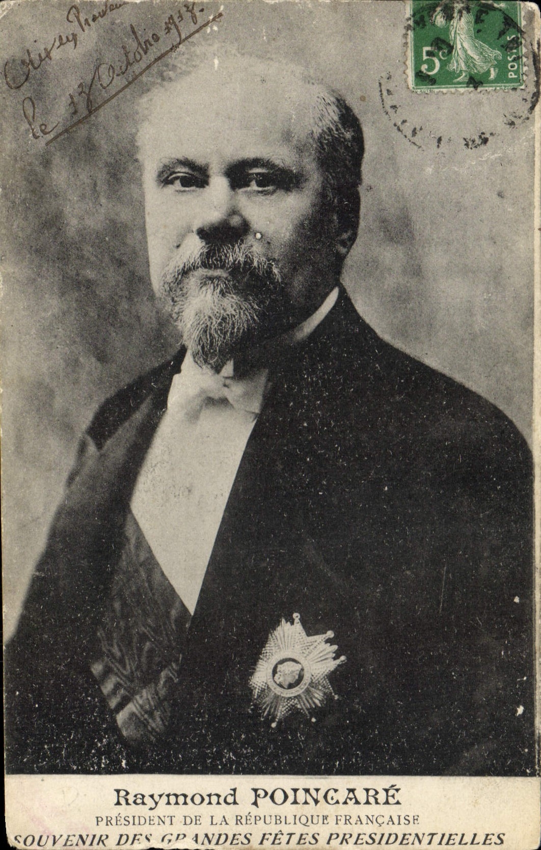 Raymond Poincaré — Präsident der Französischen Republik — Erinnerung an die großen Präsidentenfeiern