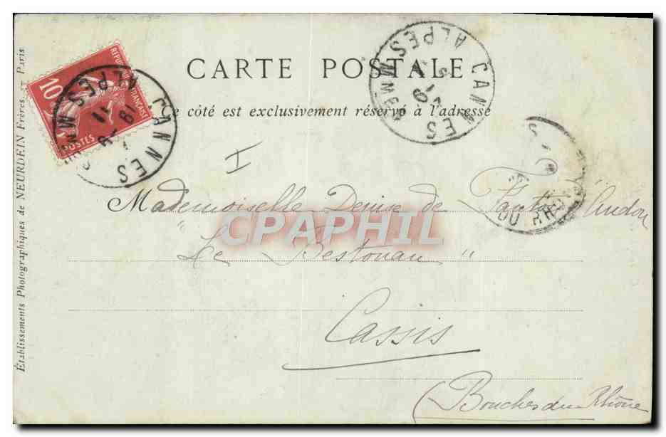 La Chasse — Casino de Monte-Carlo — J.-E. Saintin — ND Pbot — n° 572 — Achterkant