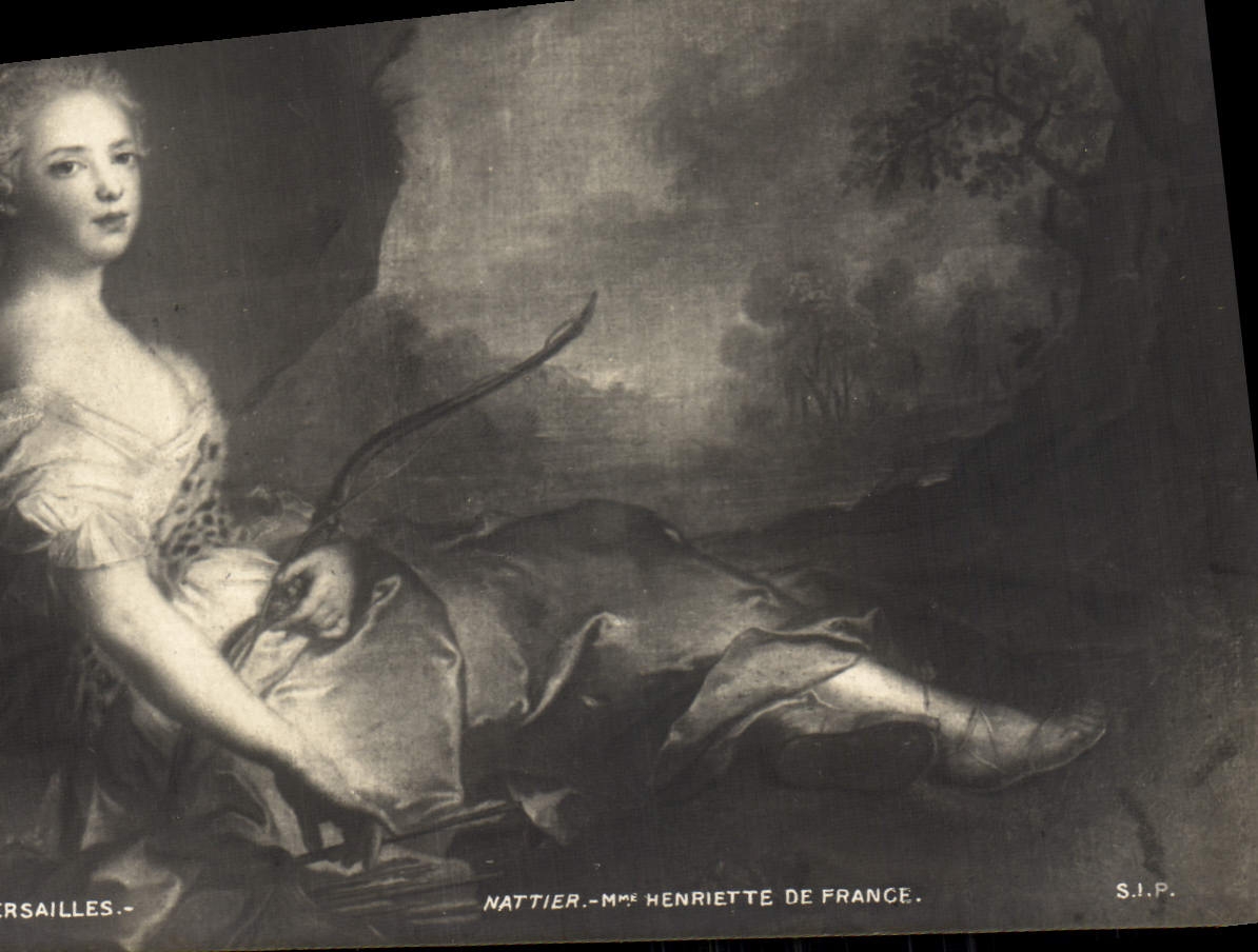Versailles — Portrait de Mme Henriette de France par Nattier — S.I.P.