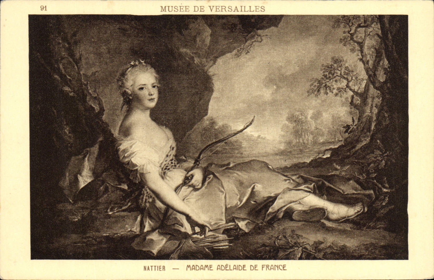 Madame Adélaïde de France — Portrait par Nattier — Musée de Versailles