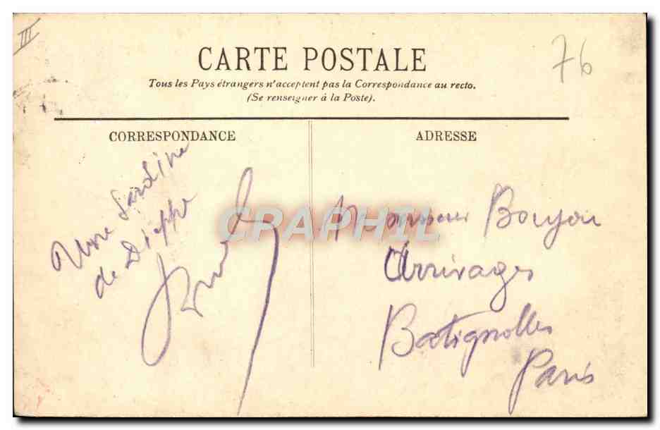 Dieppe — Le "Brighton" — LL 152 — Reverso