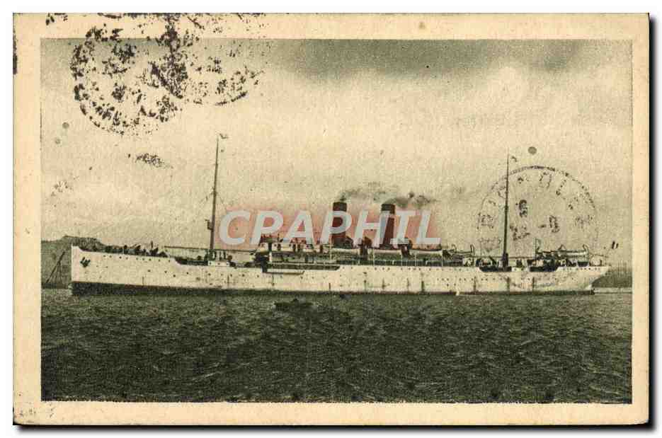 CPA Bateau Paquebot Fabre Line SS Britannia 