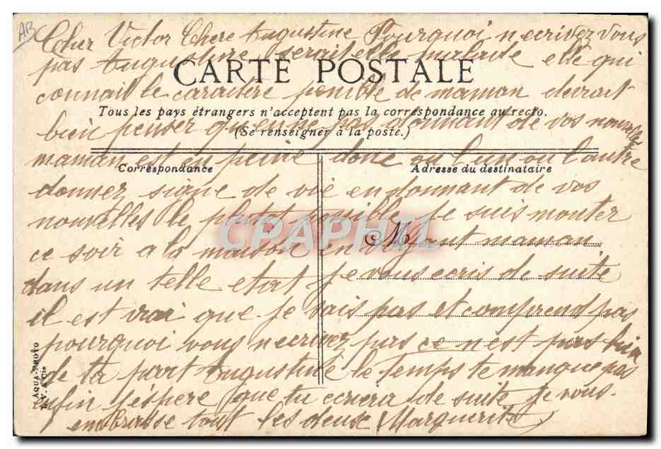 CPA Bateau Paquebot Marseille Le Transatlantique Crimee rentrant au port  — Verso
