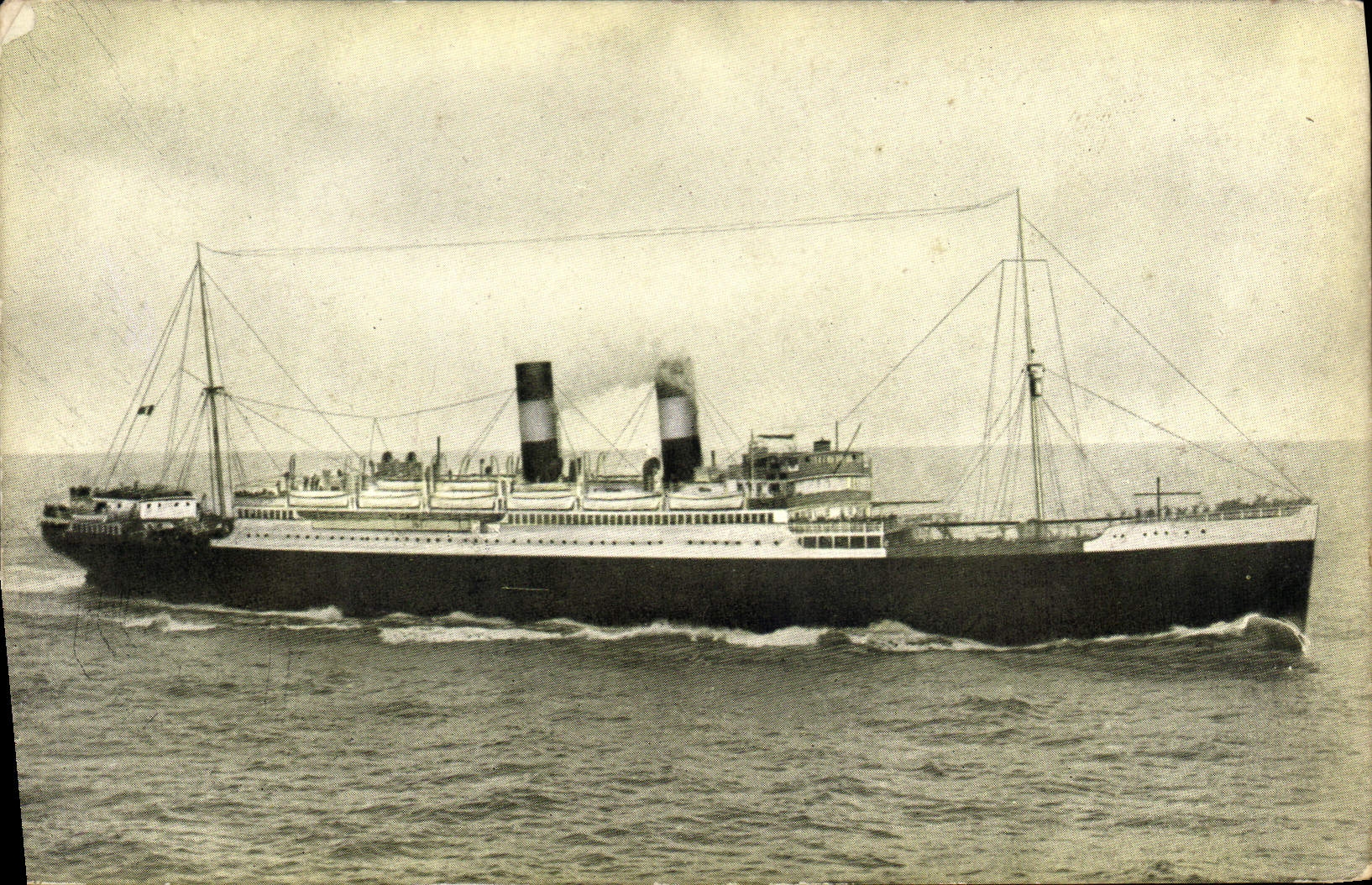 Il transatlantico Colombo — Navigazione Generale Italiana — 12.000 ton — 2 eliche — Mediterraneo - Sud America