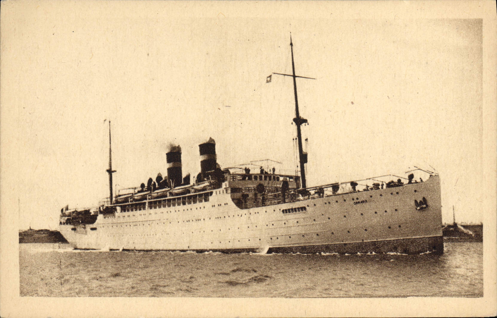 S.S. « CANADA » — navire de la ligne Fabre — éditeur Fabre Line