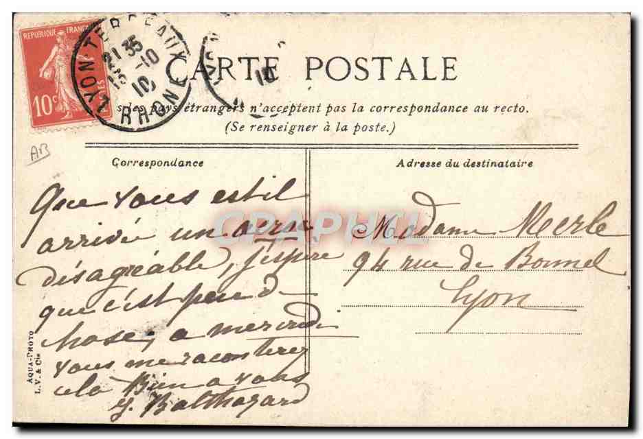 Marseille - Le Transsibérien « Crimée » rentrant au port — éditeur L.V. & Ch. — Reverso
