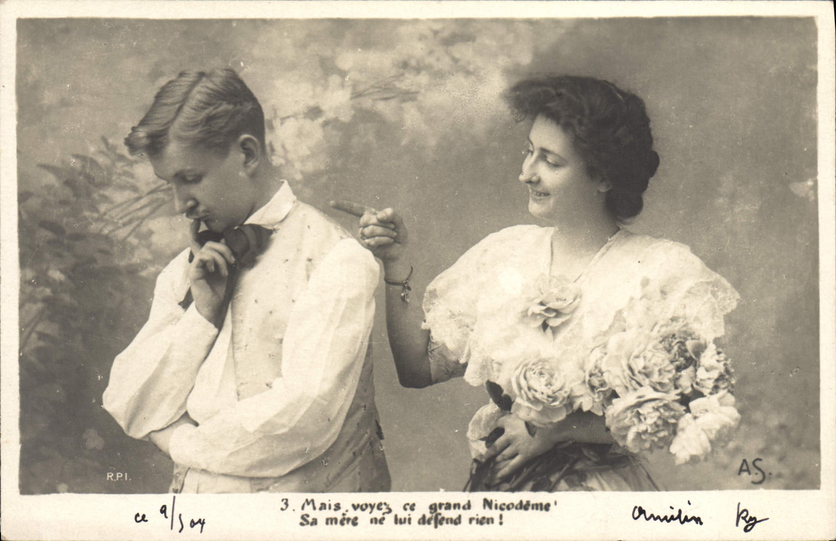 CPA Fantaisie Femme