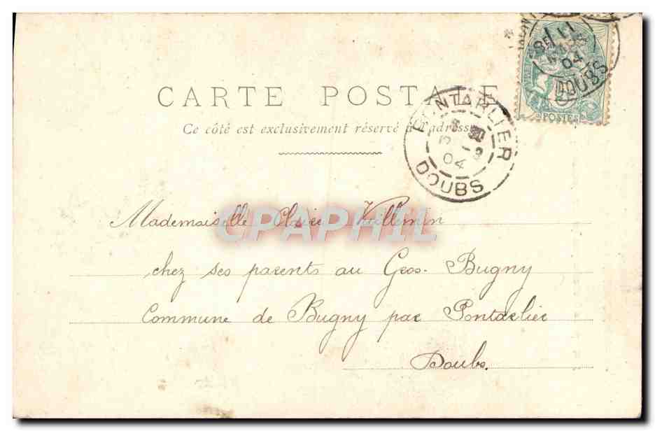 Scène amoureuse — dialogue amoureux — éditeur non identifié, n° de série 4 — Verso