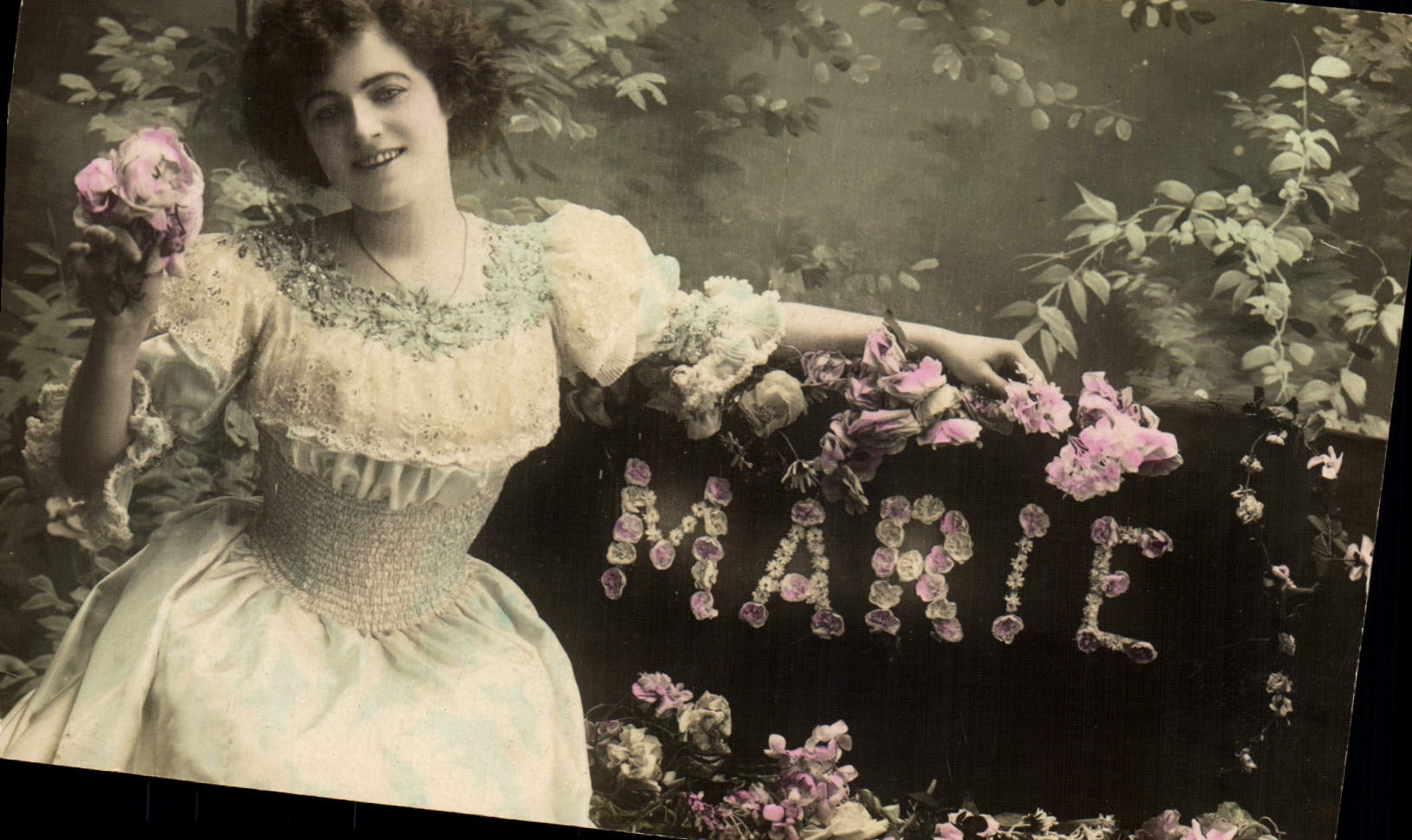 CPA Fantaisie Prenom Marie