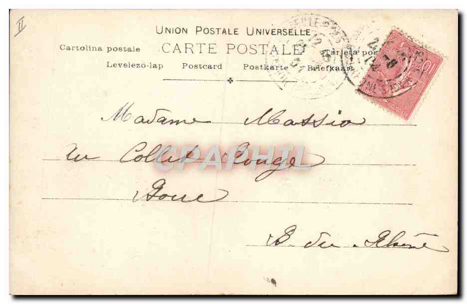 CPA Fantaisie Prenom Louise Enfant — Rückseite