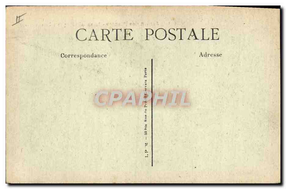 CPA Felin Lion Paris Jardin des plantes Lion d'Afrique  — Rückseite