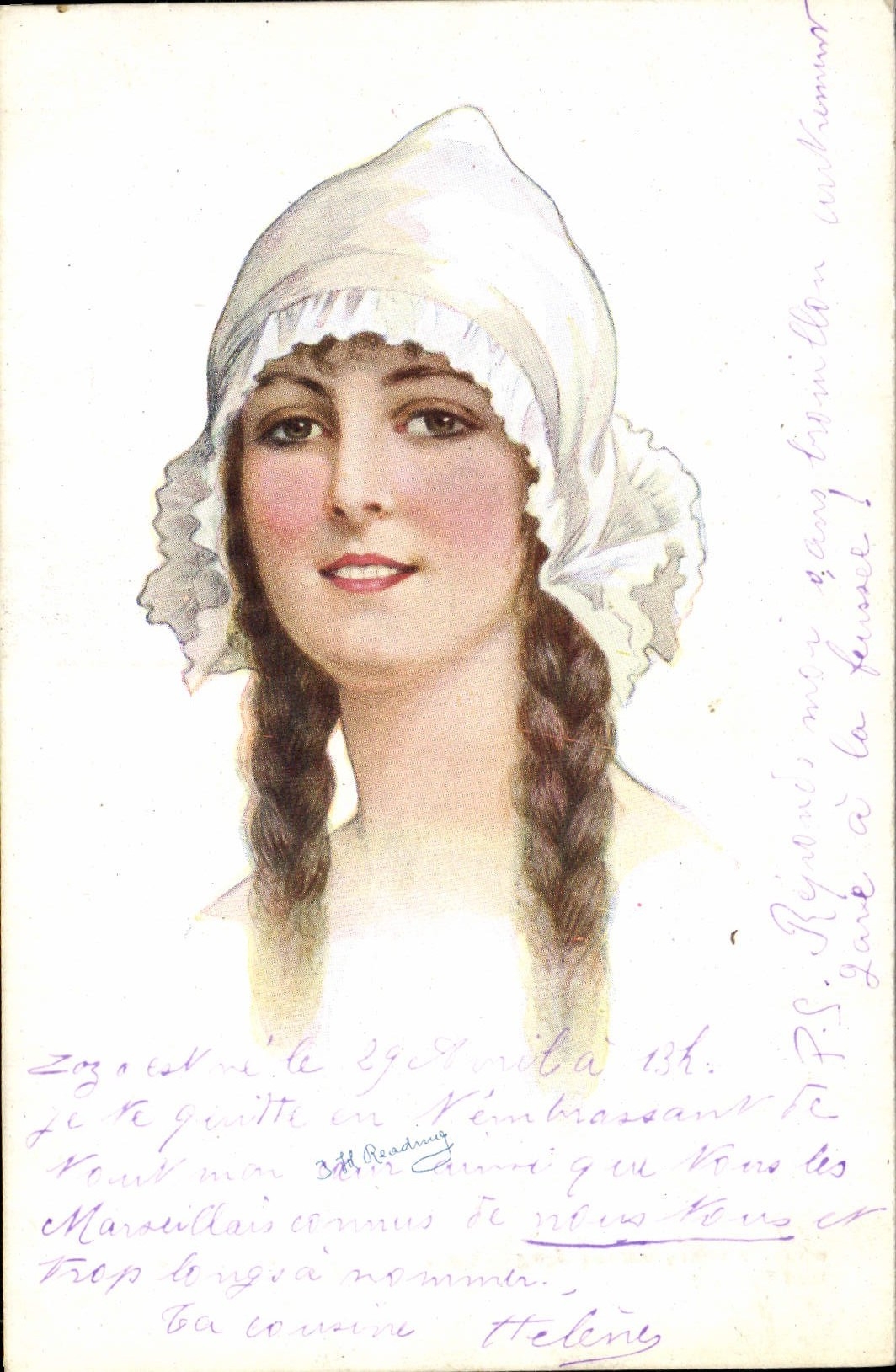 CPA Illustrateur Femme Folklore