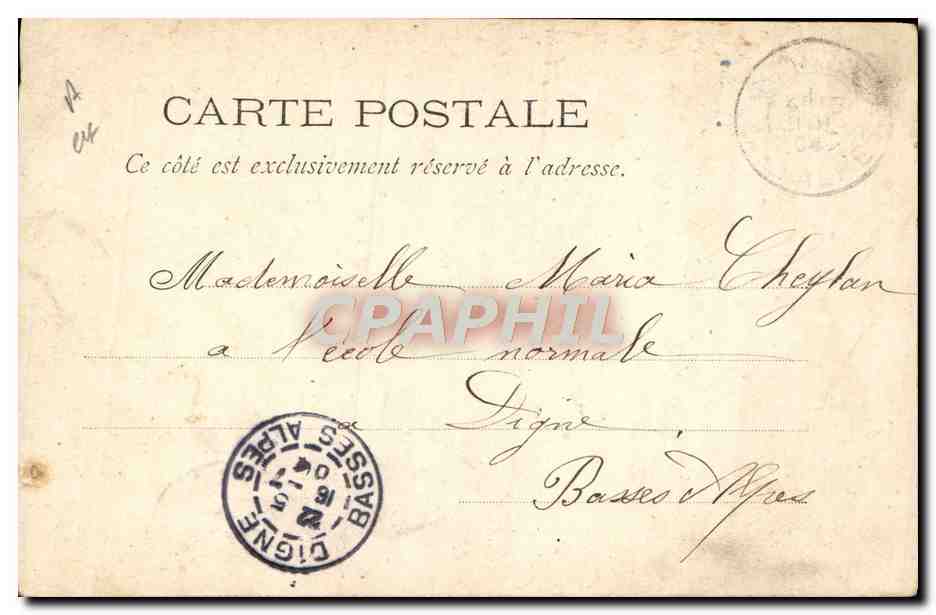 CPA Illustrateur Femme — Rückseite