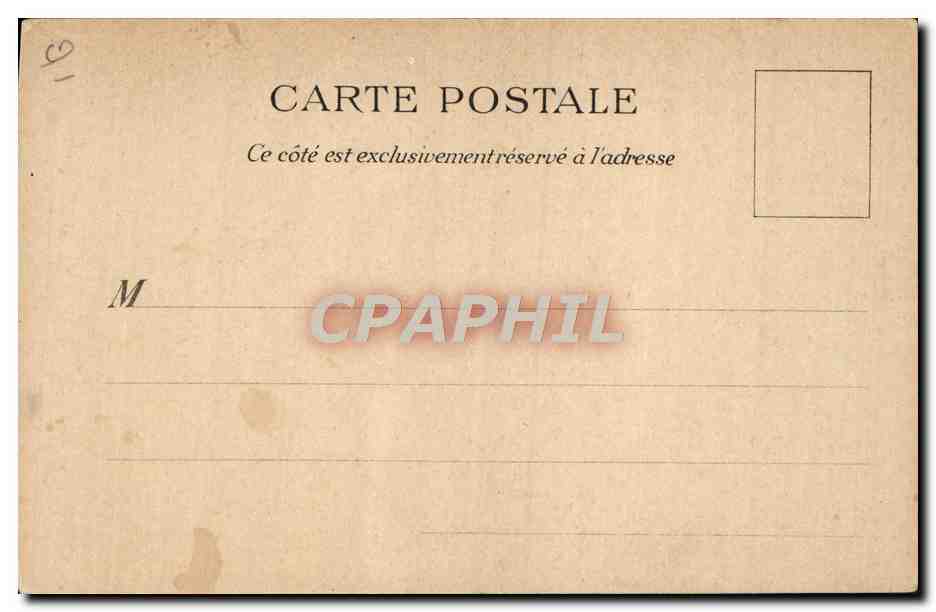 Dame de Trèfle — Art Nouveau — A. Brunache, Boîte aux Lettres, C. 10 — Verso