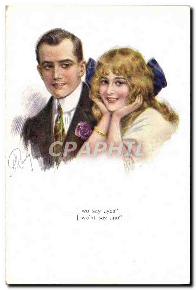 CPA Illustrateur Femme