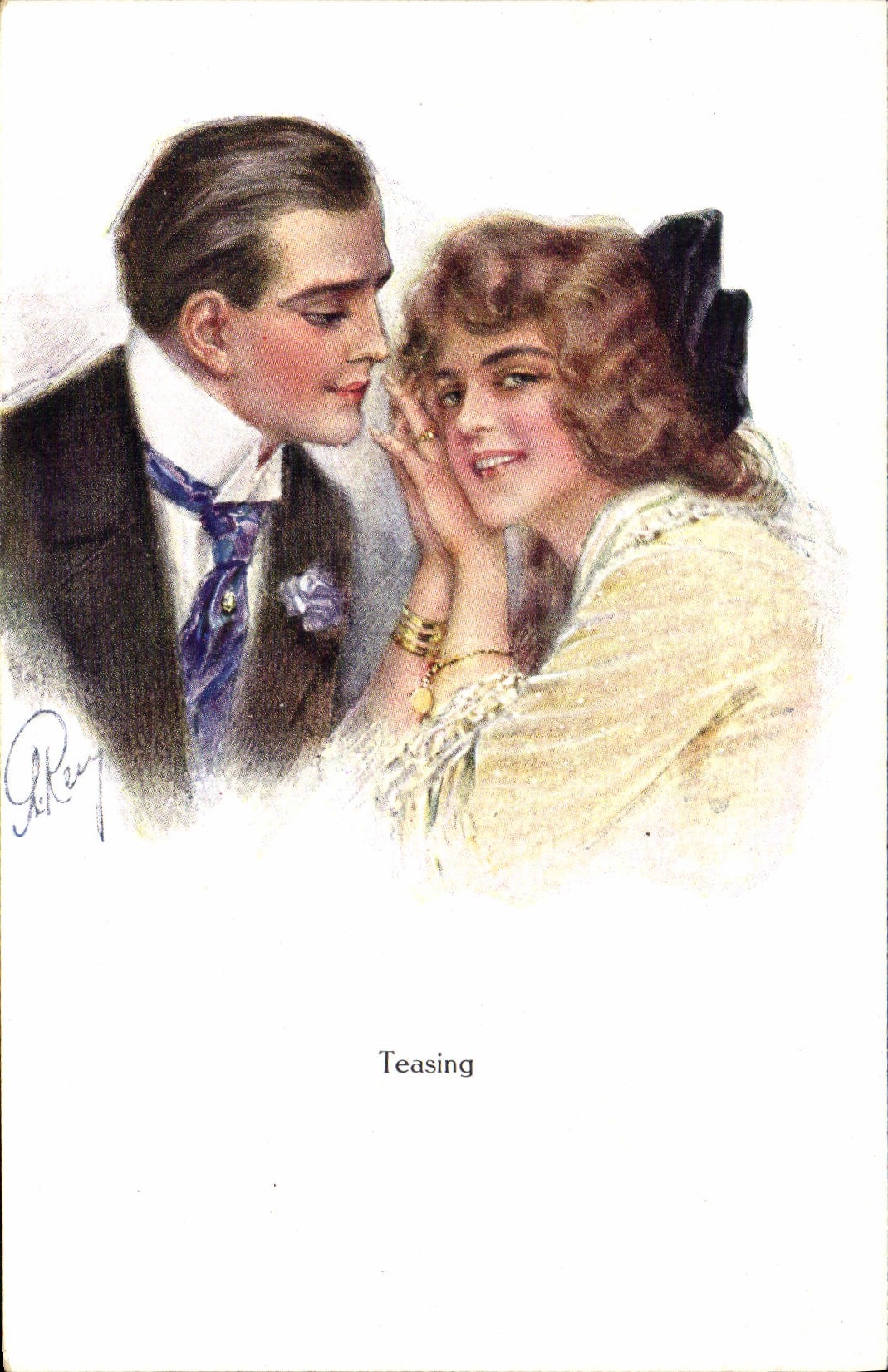 CPA Illustrateur Femme