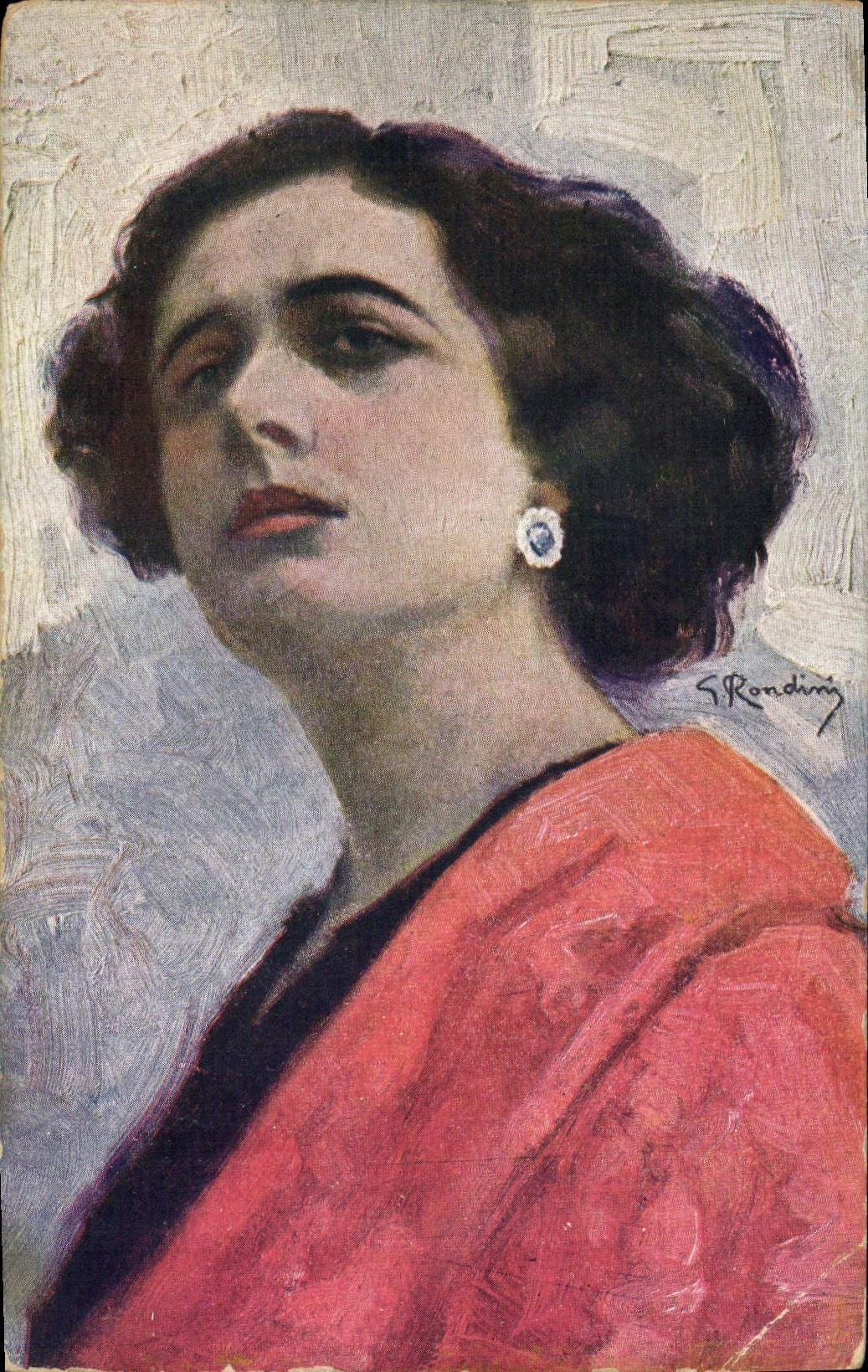 CPA Illustrateur Femme