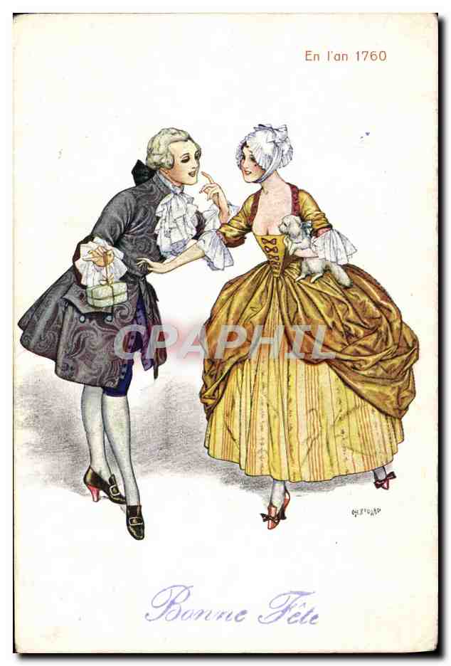 CPA Illustrateur Herouard En l'an 1760