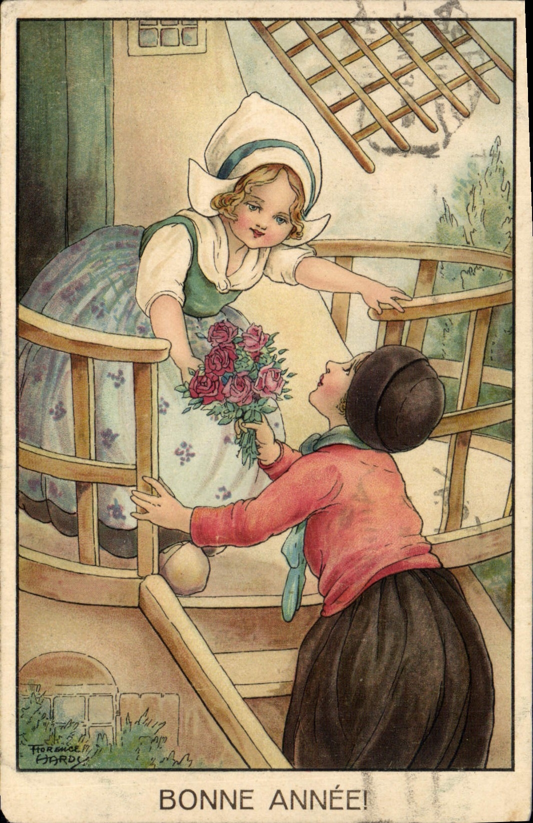 CPA Illustrateur Enfant Hardy