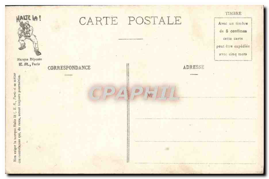 La Colère — Les Sept Péchés Capitaux du Soldat — E.R. Paris, N° 638 — Reverso