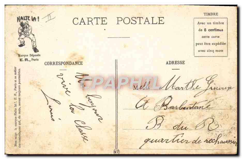 CPA Militaria Le compte jus de la classe — Reverso