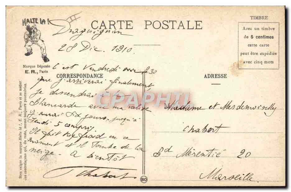 L'ARMÉE MODERNE — l'amour et le tabac — Au Salon de Réception — E.R. PARIS (Modèle déposé) — Reverso