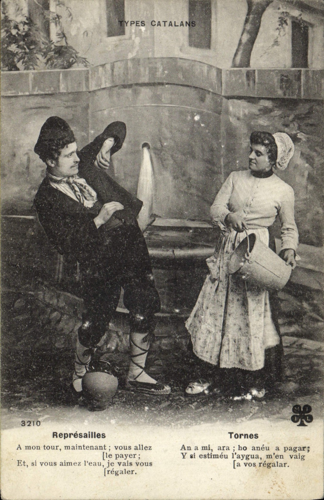 CPA Folklore Types Catalans 