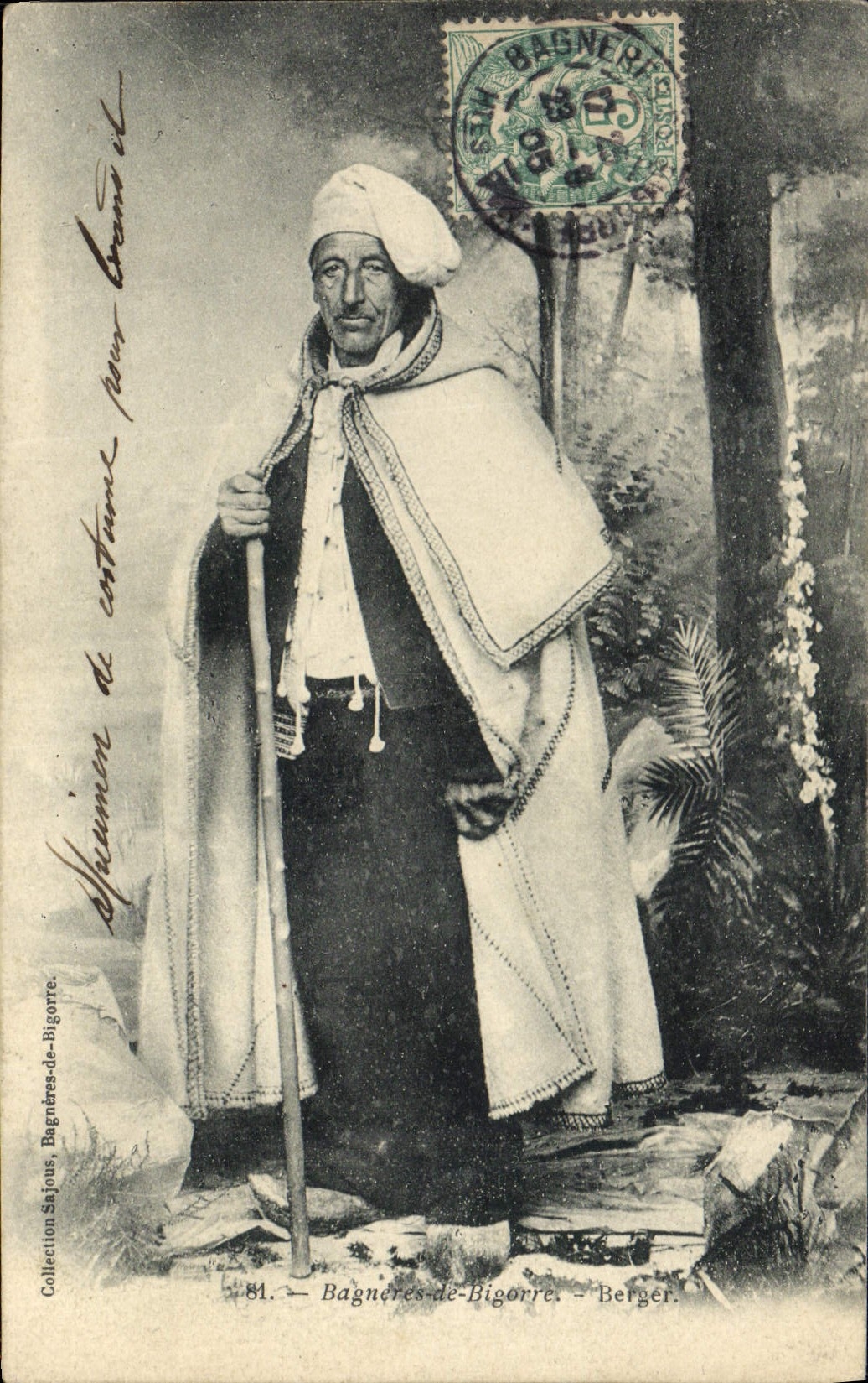 CPA Folklore Bagneres de Bigorre Berger 