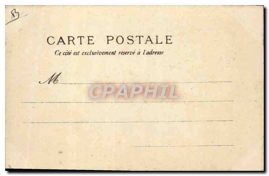 CPA Folklore Attelage du pays Hautes Pyrenees Boeufs — Rückseite