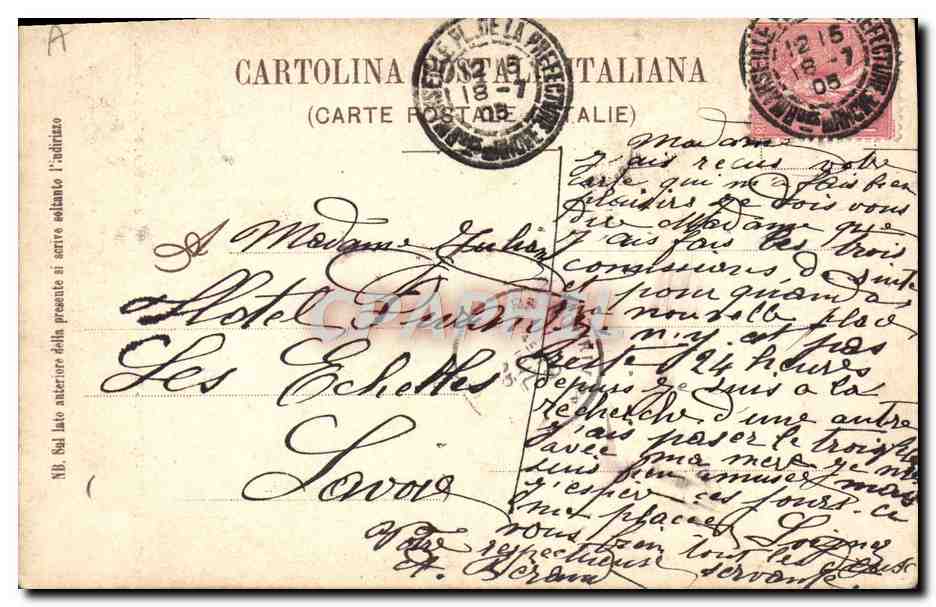 Nascita di S.A.R. Umberto Principe di Piemonte — 15 Septembre 1904 — Armandi & Bruna, Editori-Torino — Reverso