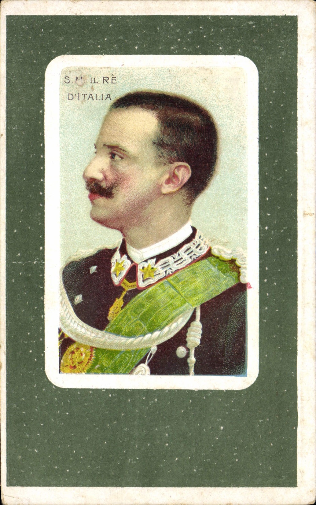 Portrait de S.M. Il Rè d'Italia — éditeur CPAPHIL, n° A