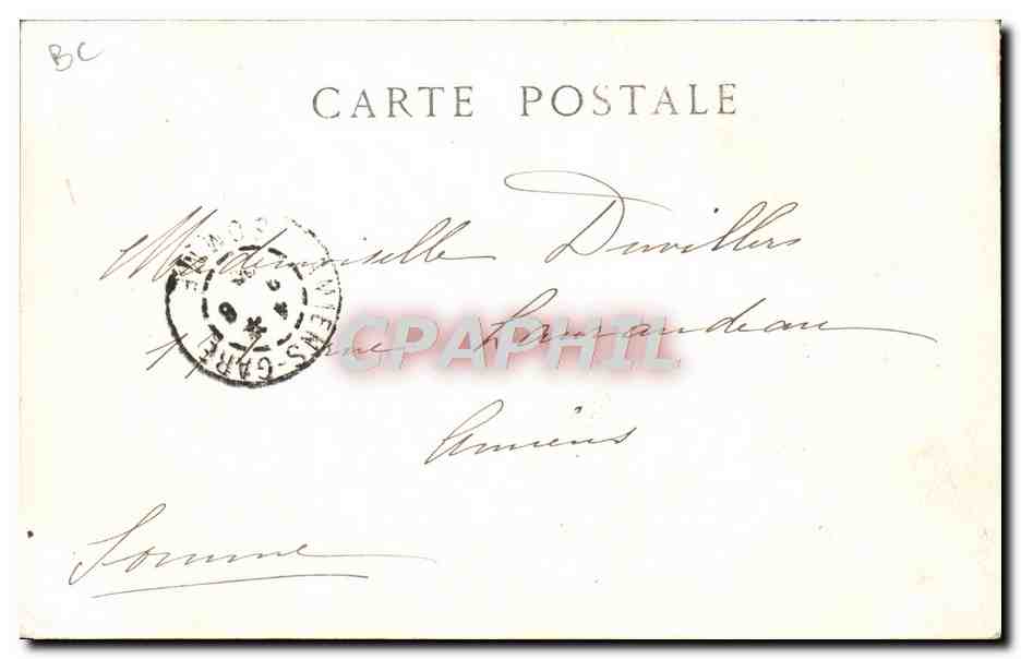 Alphonse XIII à Paris — S.M. le Roi et M. le Président de la République quittent l'Hôtel de Ville — ND Phot — Verso