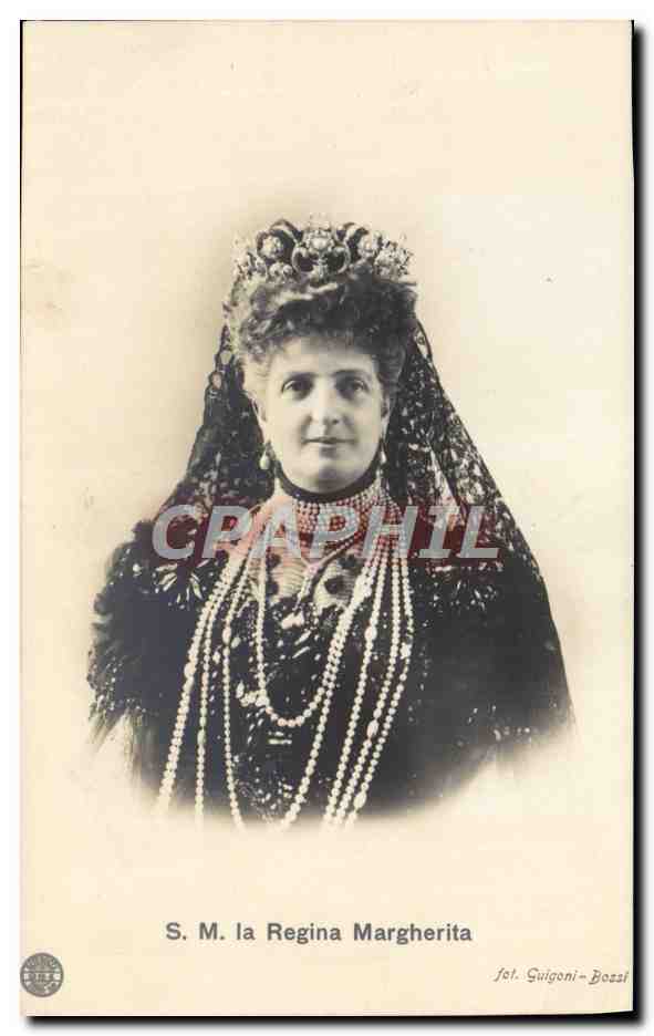 S.M. la Regina Margherita — portrait officiel — fot. Guigoni-Bozzi