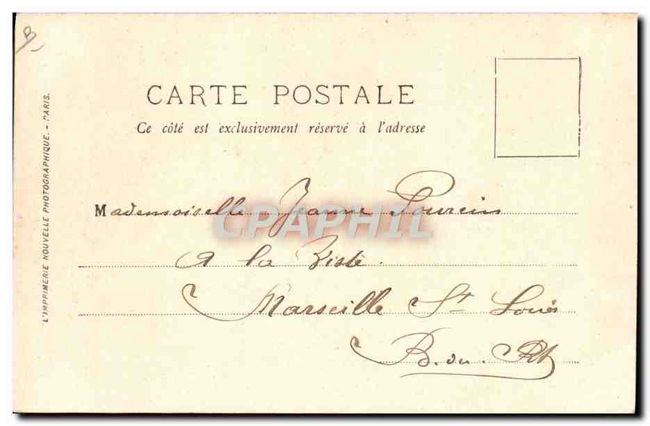 Départ des troupes italiennes à Paris — LL. MM. le Roi et la Reine d'Italie à Paris (14-18 Oct. 1903) — LL. — Achterkant