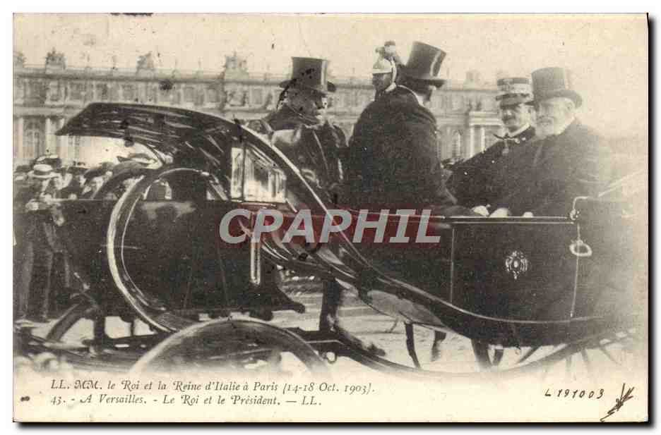 Le Roi et la Reine d'Italie à Paris (14-18 Oct. 1903) — LL. — L191003