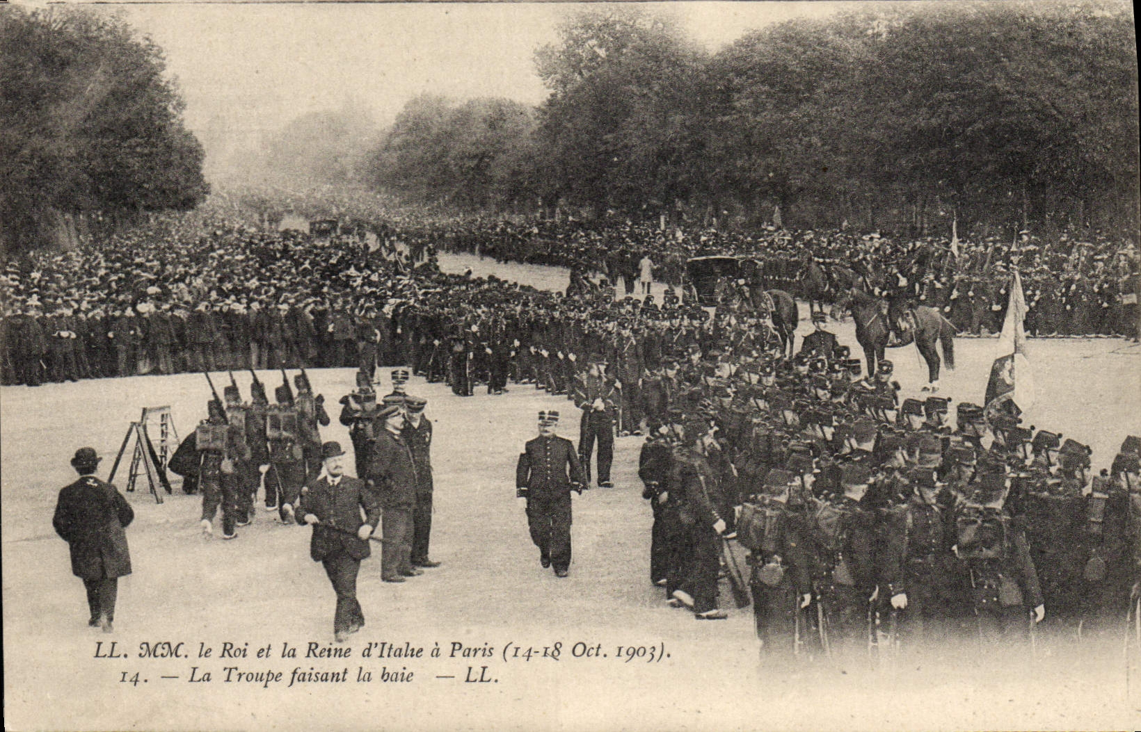 Le Roi et la Reine d'Italie à Paris — 14-18 Oct. 1903 — LL.