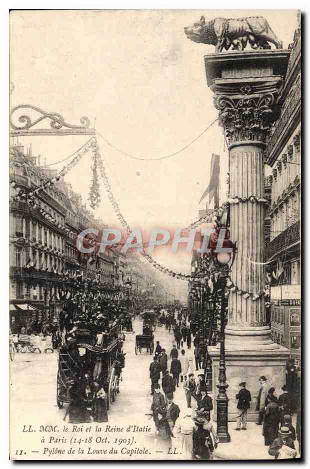 Pylône de la Louve du Capitole — Exposition de la France à Paris (14-18 Oct. 1903) — LL.