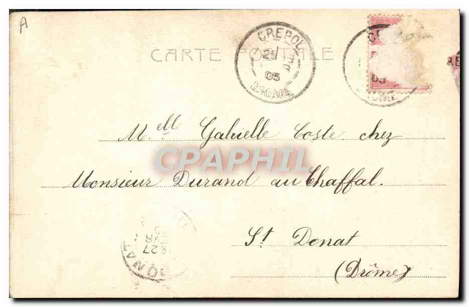 S.A.P. Emanuele Filiberto Duca d'Aosta — portrait en uniforme — éditeur Al Terança-Terim, n° 4414 — Reverso