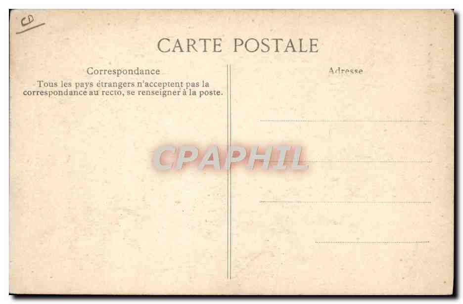 Die Trauerfeier von Herrn Constant Coquelin in Pont-aux-Dames — Verlag E.P.D. — Rückseite