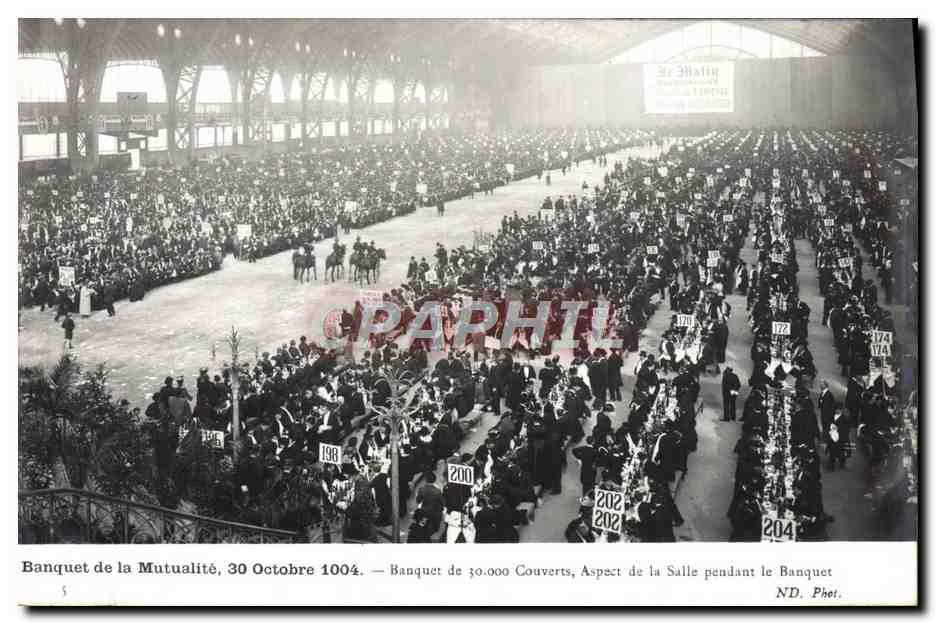 Bankett der Mutualité — 30. Oktober 1904 — ND. Phet.